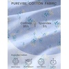 image:imageEkouaer Nightgowns for Women Cotton House Dress with Pockets Button DusterBlue Flowers