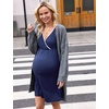 image:imageEkouaer Nursing Nightgown Labor and Delivery Gown Dress Maternity PajamasBlue