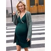 image:imageEkouaer Nursing Nightgown Labor and Delivery Gown Dress Maternity PajamasHuntergreen