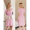 image:imageEkouaer Nursing Nightgown Labor and Delivery Gown Dress Maternity PajamasMisty Rose