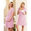 image:imageEkouaer Nursing Nightgown Labor and Delivery Gown Dress Maternity PajamasMisty Rose