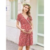 image:imageEkouaer Nursing Nightgown Labor and Delivery Gown Dress Maternity PajamasRed Floral
