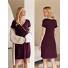 image:imageEkouaer Nursing Nightgown Labor and Delivery Gown Dress Maternity PajamasRosewood