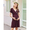 image:imageEkouaer Nursing Nightgown Labor and Delivery Gown Dress Maternity PajamasRosewood