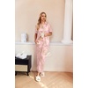 image:imageEkouaer Silk Pajamas for Womens Set 2 Piece Fall Pjs with PocketsPinkflower
