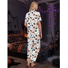 image:imageEkouaer Silk Pajamas for Womens Set 2 Piece Fall Pjs with PocketsWhitehalloween