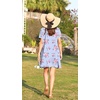 image:imageEkouaer Women Zipper Front House Coat Robe Zip Up Bathrobes Short NightgownHibiscus Floral