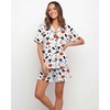 image:imageEkouaer Womens Pajama Sets Button Down Cute Ruffled Pjs Set SleepwearHalloween1