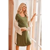 image:imageMaternity Summer Dress Breastfeeding Nursing Friendly Pregnancy DressesArmy Green