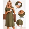 image:imageMaternity Summer Dress Breastfeeding Nursing Friendly Pregnancy DressesArmy Green