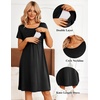image:imageMaternity Summer Dress Breastfeeding Nursing Friendly Pregnancy DressesBlack