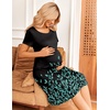 image:imageMaternity Summer Dress Breastfeeding Nursing Friendly Pregnancy DressesBlack Blue Printed