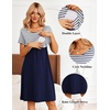 image:imageMaternity Summer Dress Breastfeeding Nursing Friendly Pregnancy DressesNavynavy Stripe