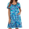 Dark Blue Floral