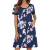 Navy Blue Floral