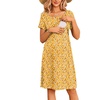 image:imageMaternity Summer Dress Breastfeeding Nursing Friendly Pregnancy DressesYellow Floral
