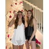image:imageEkouaer Satin Pajama Set for Women Silk Pjs Sets Camisole Top and ShortsWhite