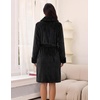 image:imageEkouaer Soft Robes for Women FluffyWarm Fleece RobeCozy Plush BathrobeBlack