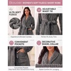image:imageEkouaer Soft Robes for Women FluffyWarm Fleece RobeCozy Plush BathrobeDark Grey