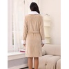 image:imageEkouaer Soft Robes for Women FluffyWarm Fleece RobeCozy Plush BathrobeKhaki