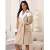 image:imageEkouaer Soft Robes for Women FluffyWarm Fleece RobeCozy Plush BathrobeKhaki