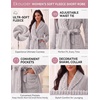 image:imageEkouaer Soft Robes for Women FluffyWarm Fleece RobeCozy Plush BathrobeLight Grey