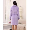 image:imageEkouaer Soft Robes for Women FluffyWarm Fleece RobeCozy Plush BathrobeLilac