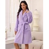image:imageEkouaer Soft Robes for Women FluffyWarm Fleece RobeCozy Plush BathrobeLilac