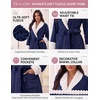 image:imageEkouaer Soft Robes for Women FluffyWarm Fleece RobeCozy Plush BathrobeNavy Blue