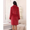 image:imageEkouaer Soft Robes for Women FluffyWarm Fleece RobeCozy Plush BathrobeRed