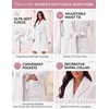 image:imageEkouaer Soft Robes for Women FluffyWarm Fleece RobeCozy Plush BathrobeWhite