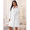 image:imageEkouaer Soft Robes for Women FluffyWarm Fleece RobeCozy Plush BathrobeWhite