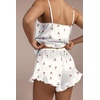 image:imageEkouaer Womens Satin Pajamas Sets Silk Cami Lingerie Pjs SleepwearCherry