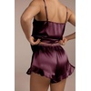 image:imageEkouaer Womens Satin Pajamas Sets Silk Cami Lingerie Pjs SleepwearDark Red