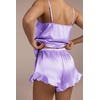 image:imageEkouaer Womens Satin Pajamas Sets Silk Cami Lingerie Pjs SleepwearLilac