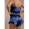 image:imageEkouaer Womens Satin Pajamas Sets Silk Cami Lingerie Pjs SleepwearNavy Blue