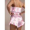 image:imageEkouaer Womens Satin Pajamas Sets Silk Cami Lingerie Pjs SleepwearStriped Bow