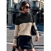 image:imageEkouaer Womens Turtleneck Sweater Long Sleeve 2026 Fall Winter Knitted TopBlack  Apricot