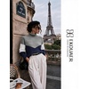 image:imageEkouaer Womens Turtleneck Sweater Long Sleeve 2026 Fall Winter Knitted TopGrey  Navy