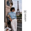 image:imageEkouaer Womens Turtleneck Sweater Long Sleeve 2026 Fall Winter Knitted TopLight Blue