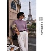 image:imageEkouaer Womens Turtleneck Sweater Long Sleeve 2026 Fall Winter Knitted TopPurple Red