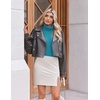 image:imageEkouaer Womens Turtleneck Sweater Long Sleeve 2026 Fall Winter Knitted TopTeal