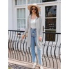 image:imageEkouaer Womens Zipper Robes Long Sleeves Bathobe Soft House Coat Sleepwear Knee Length Loungewear with Pockets SXXLLight Grey