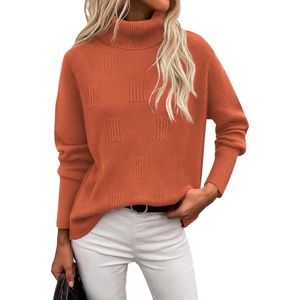 image:imageEkouaer Womens Turtleneck Sweater Long Sleeve 2026 Fall Winter Knitted TopCaramel Color