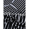 image:imageEkouaer Women Robe Zipper House Coat Full Length Nightgowns with PocketsNavy Blue Stripes
